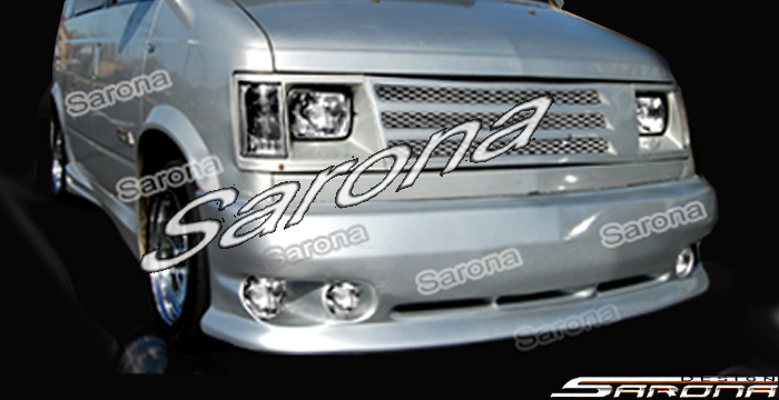 Custom GMC Safari  Mini Van Front Bumper (1995 - 2005) - $499.00 (Part #GM-023-FB)